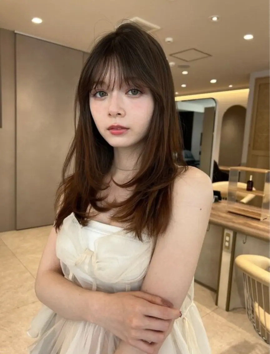 ロング 美髪矯正💎副店長 💎ミツキのヘアスタイル