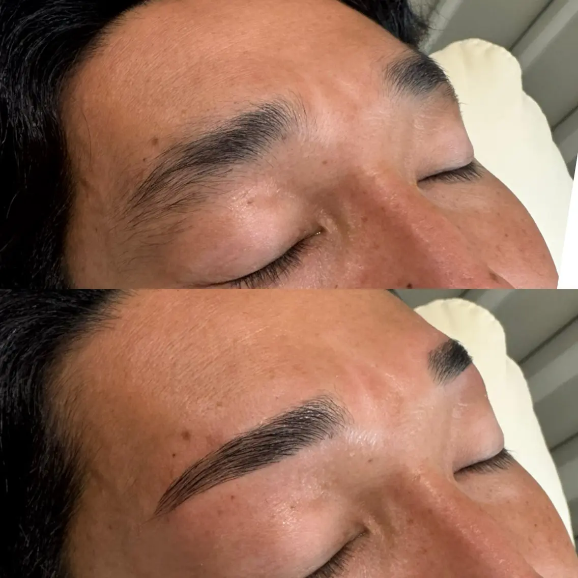 眉毛ワックス+眉毛パーマ🐣ᩚの写真