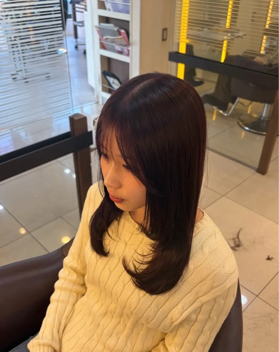 10月限定50%OFF🍁似合わせカット+ケアカラーの写真