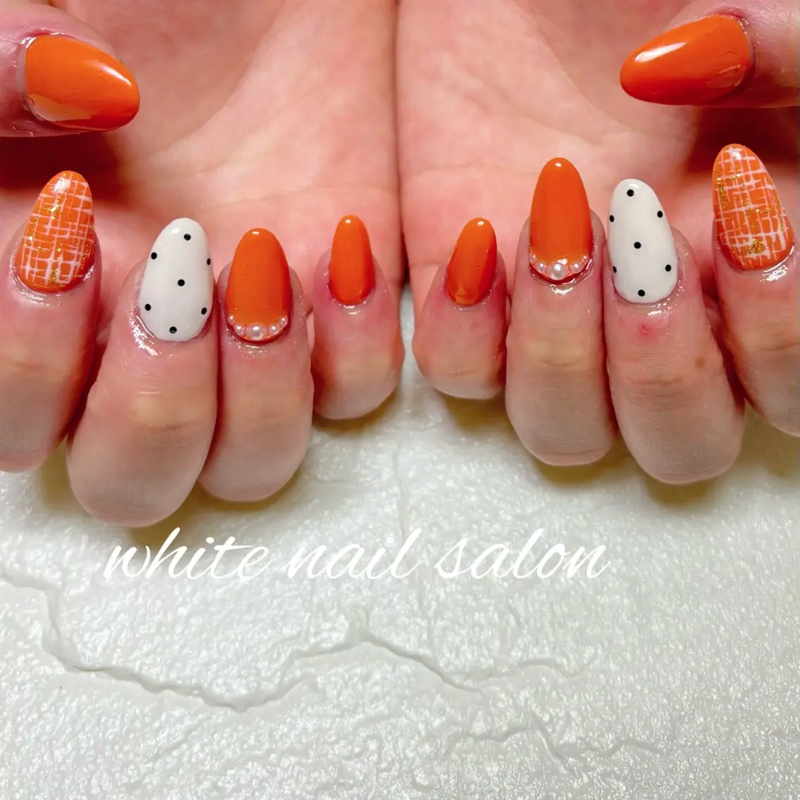 ネイル ハンドネイル white nail salonのネイルデザイン