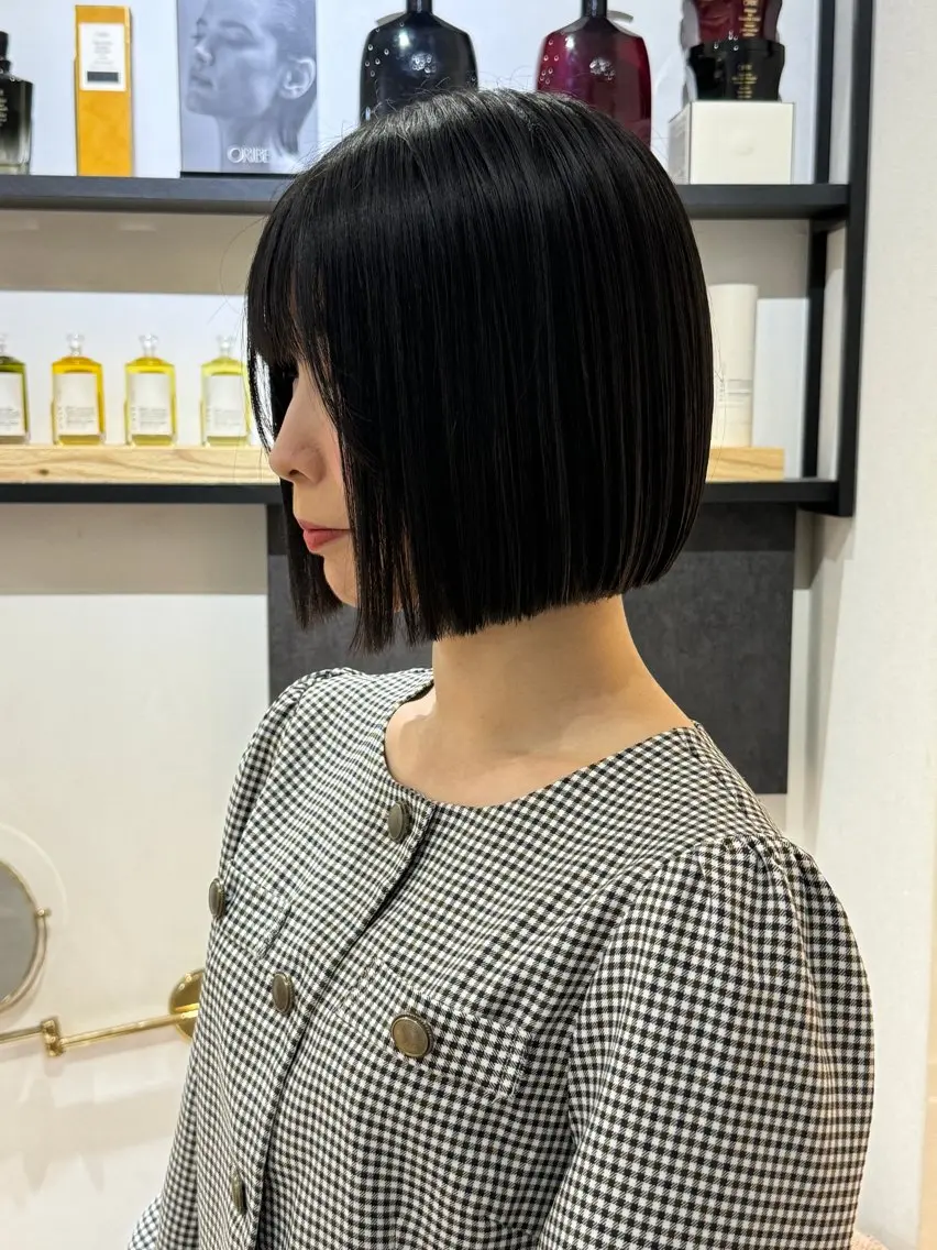 ショート ボブ 鈴木 麻希のヘアスタイル