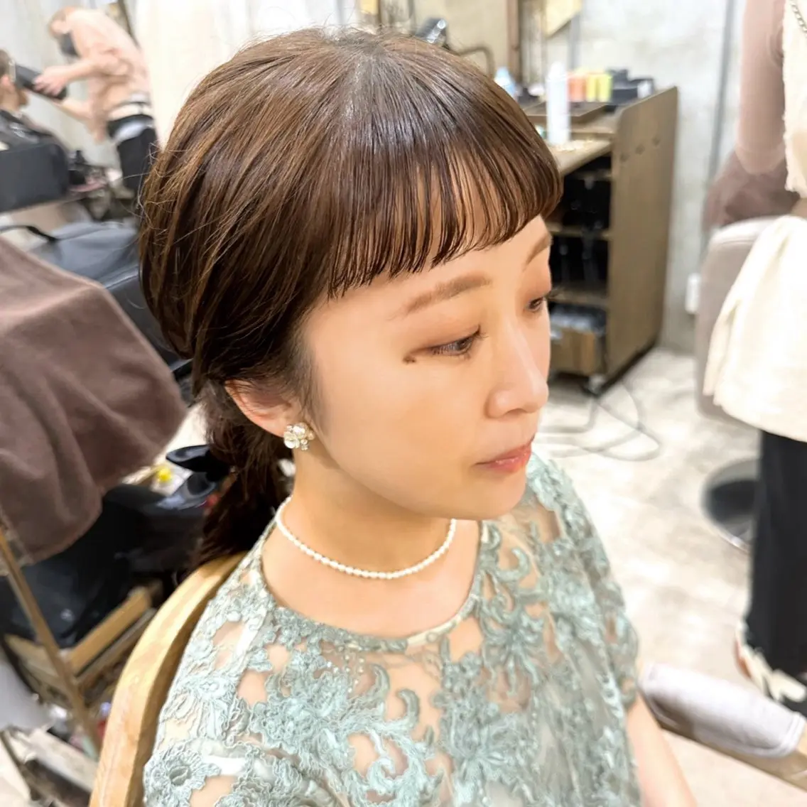 カット スパのヘアスタイル