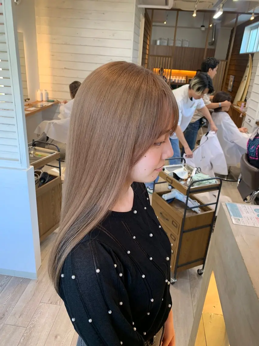 ロング 渡邉 真夕のヘアスタイル