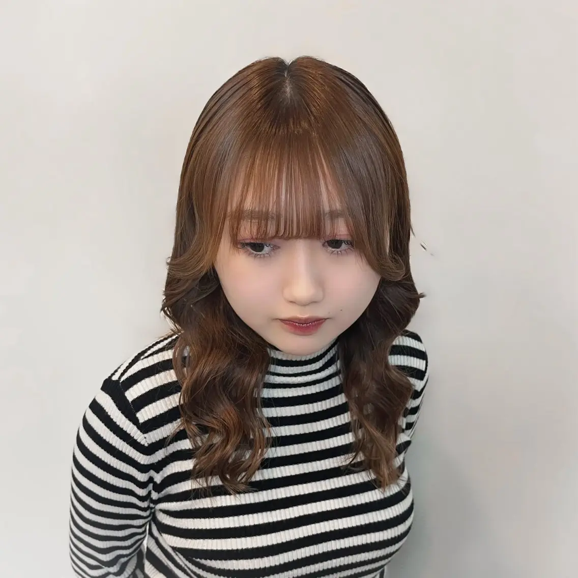 ロング SHUN/韓国/ レイヤー/透明感🖤のヘアスタイル