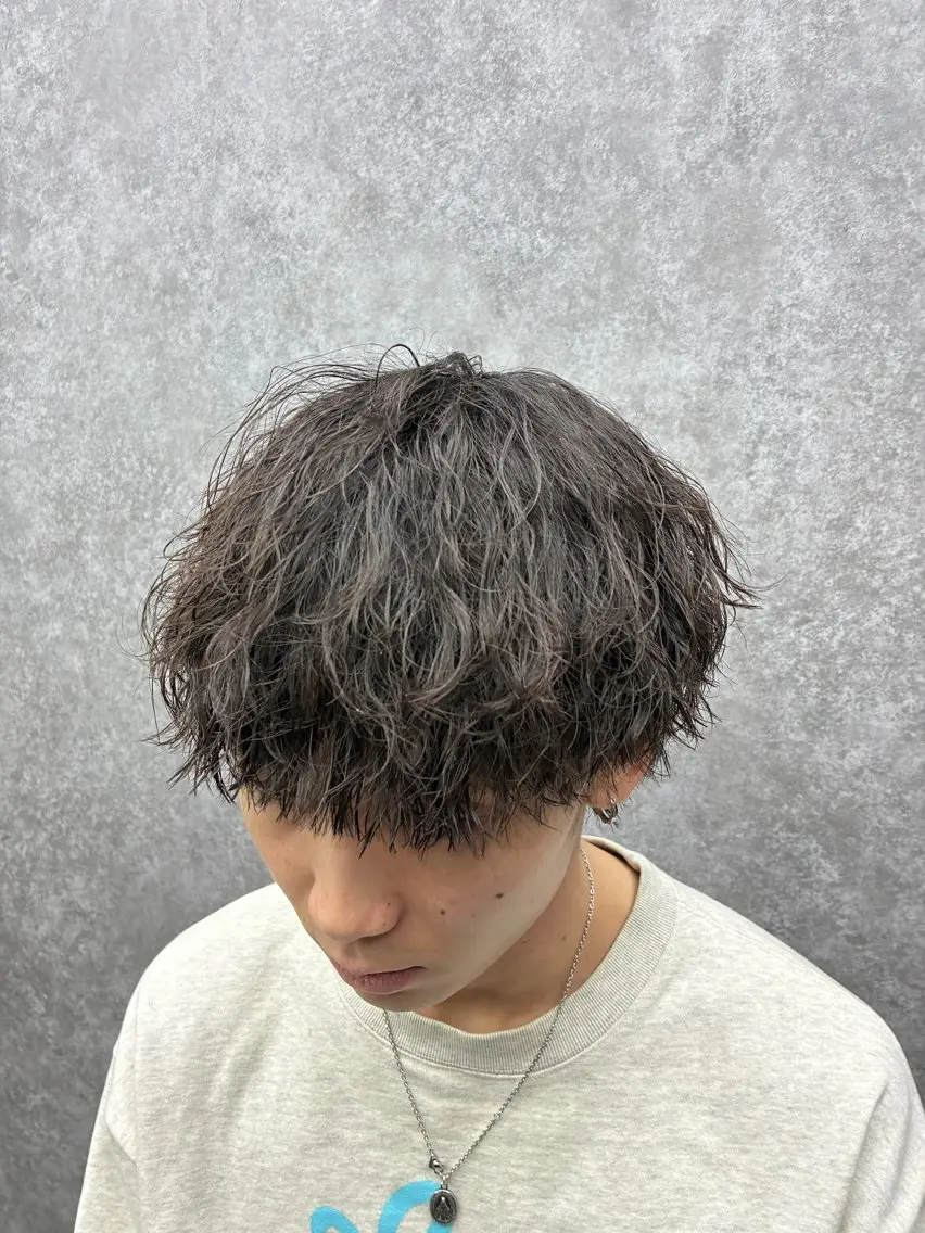 【⚡️ツイストスパイラルパーマ⚡️】メンズカット+ツイストスパイラルパーマの写真