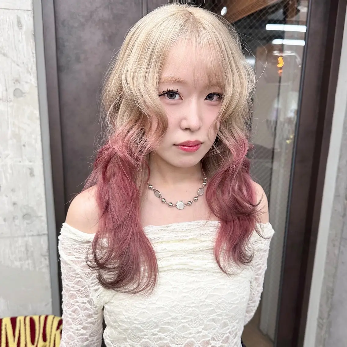 セミロング カラー ヘアアレンジ ヘアカラー トリートメント TAKUMA⛓️ヘア × ファッション⛓️のヘアスタイル