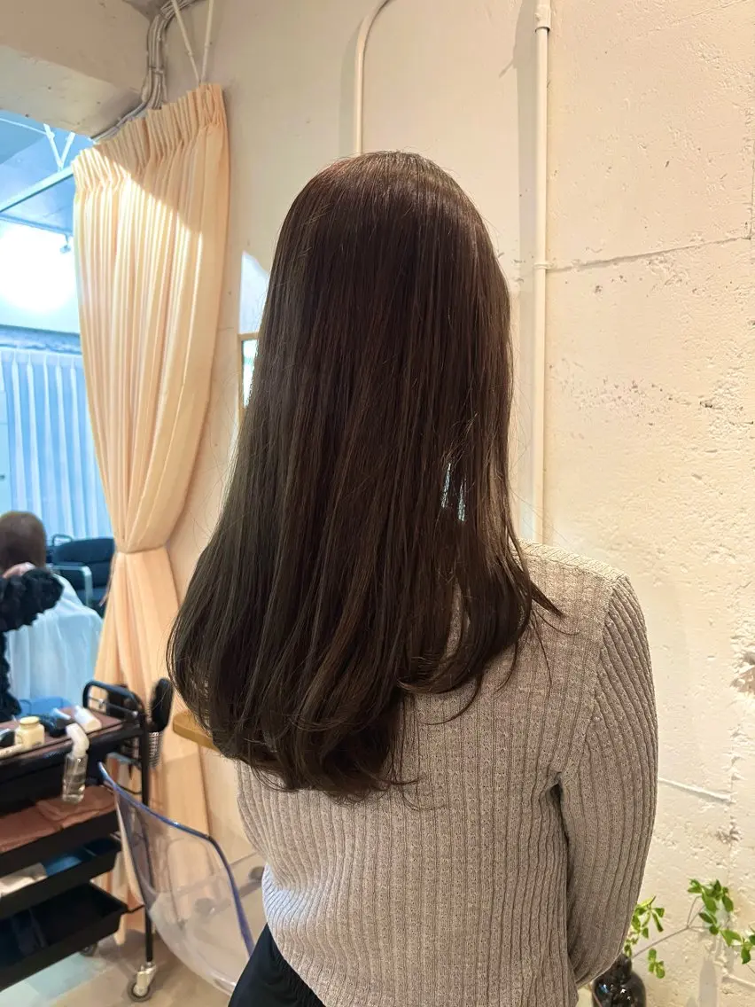 カラー ヘアカラー トリートメント 北見 桃夏のヘアスタイル