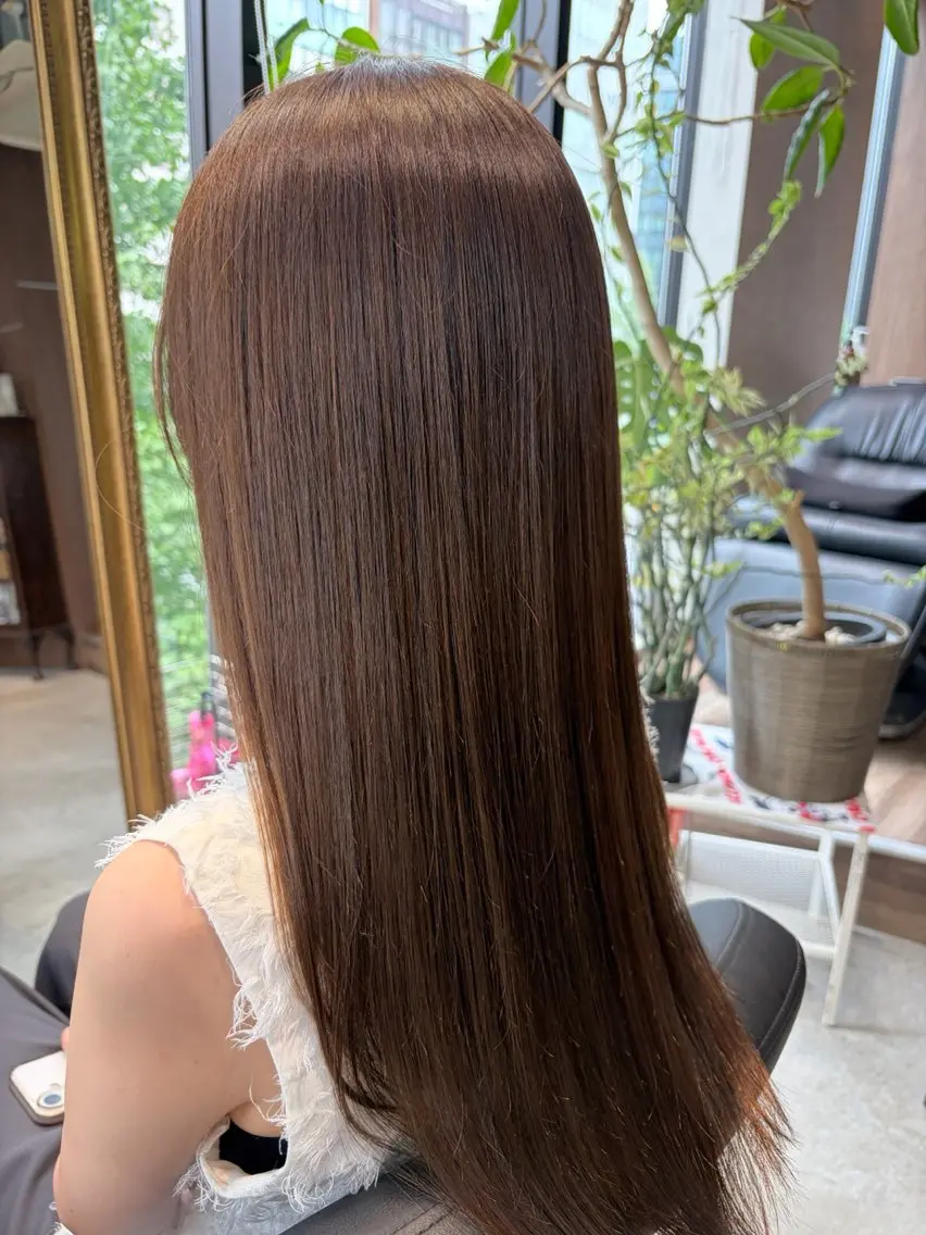ロング 髪質改善 トリートメント トリートメント 銀座/髪質改善/ 艶カラー/岸田佳祐のヘアスタイル