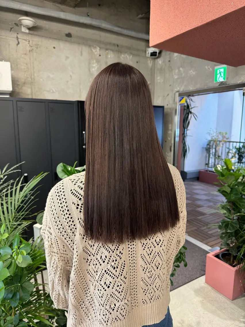 ロング 【カット/艶カラー】 🩵yuzuha🩵のヘアスタイル