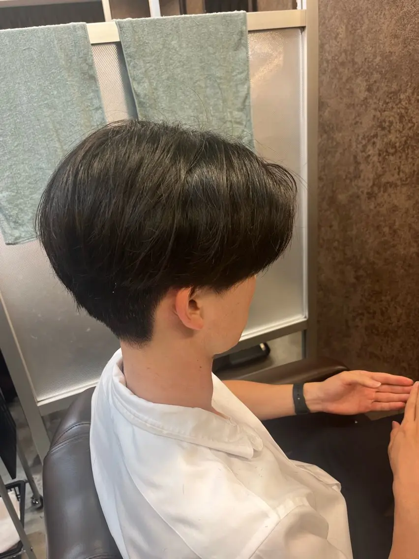 ミディアム メンズ 清水 寧生のヘアスタイル