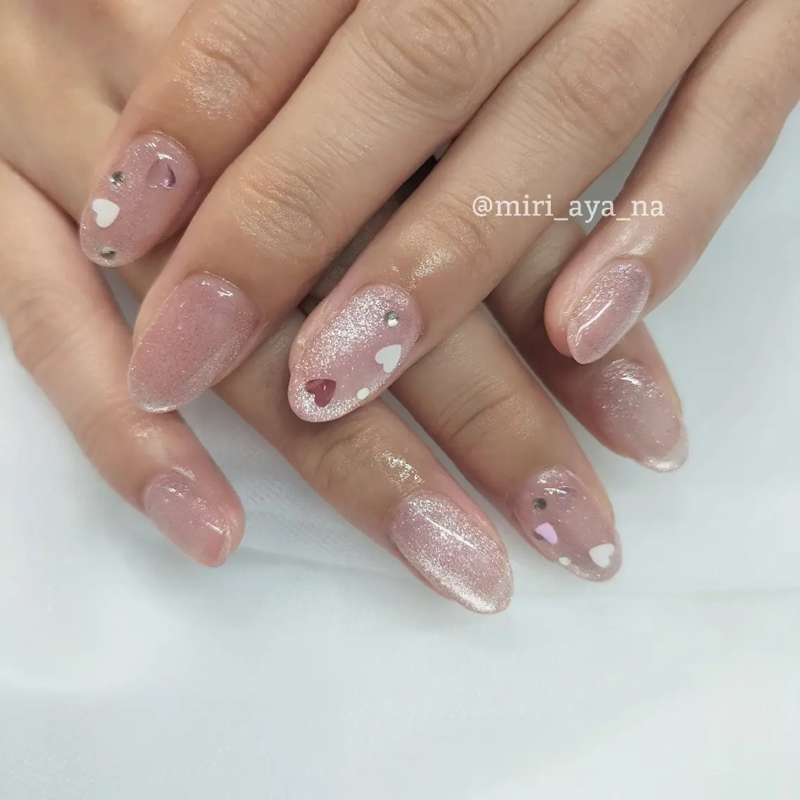ネイル ハンドネイル 新宿代々木/キレイめ ちゅるん/miriのネイルデザイン
