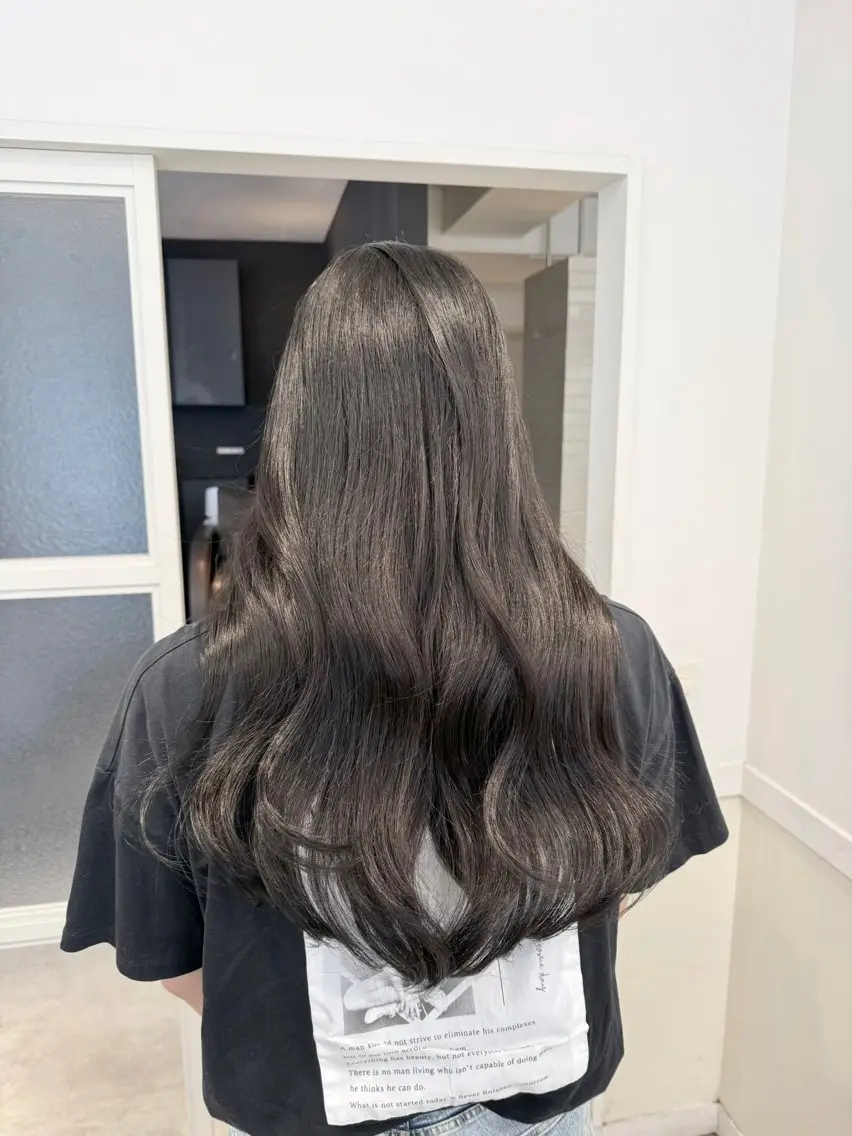ロング 上品＆韓国風 🥀海心🥀のヘアスタイル