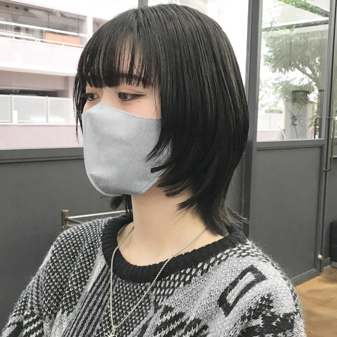 カット+カラー+ストレートパーマ※クイックトリートメント※メンズ可の写真