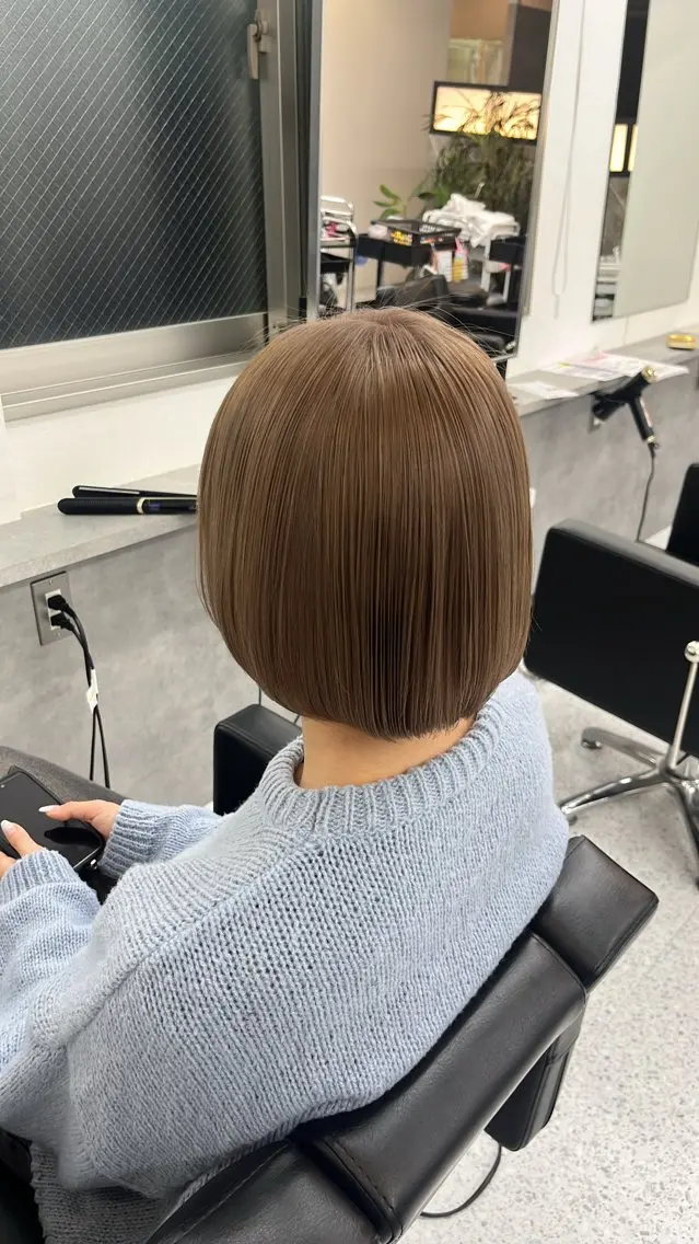 ショート 長谷川 愛花のヘアスタイル