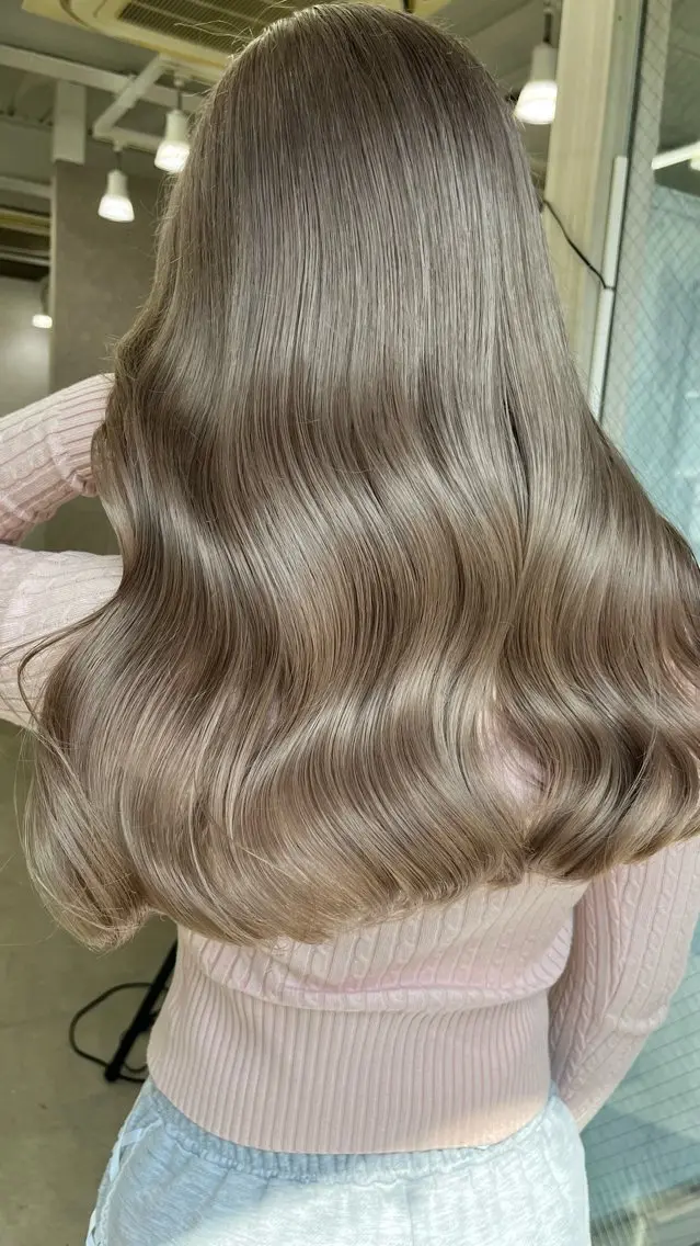 ロング ヘアカラー 中道 晶のヘアスタイル