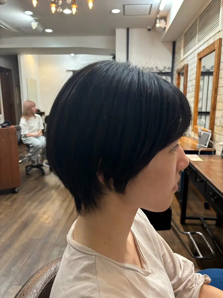 ショート 小顔似合わせカット ┊︎*AYANO*のヘアスタイル