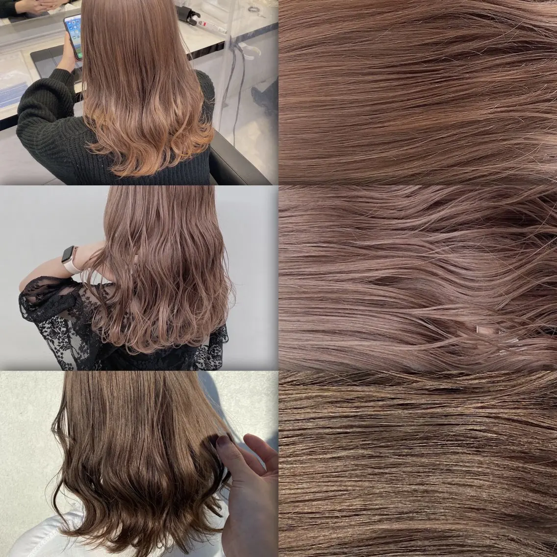 ロング カラー ヘアアレンジ 💖艶と似合わせ💖 ブリーチ縮毛矯正💖のヘアスタイル