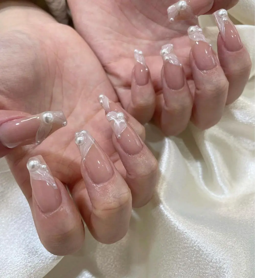 ネイル 長さ出し スカルプネイル Nail salon SEICAのネイルデザイン