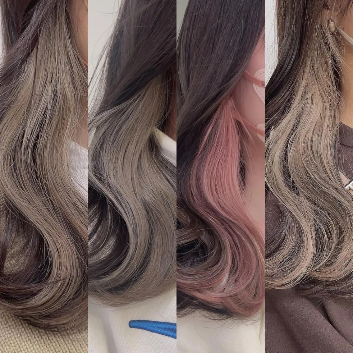 ロング カラー ヘアカラー トリートメント ヘッドスパ ヘアセット 🥞ベージュ系カラー 【すずきりほ】🥞のヘアスタイル
