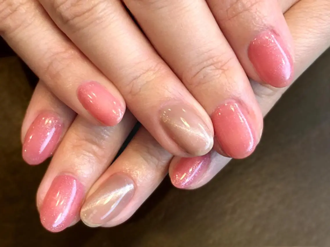 ネイル シンプルネイル フットネイル K. Airiのネイルデザイン