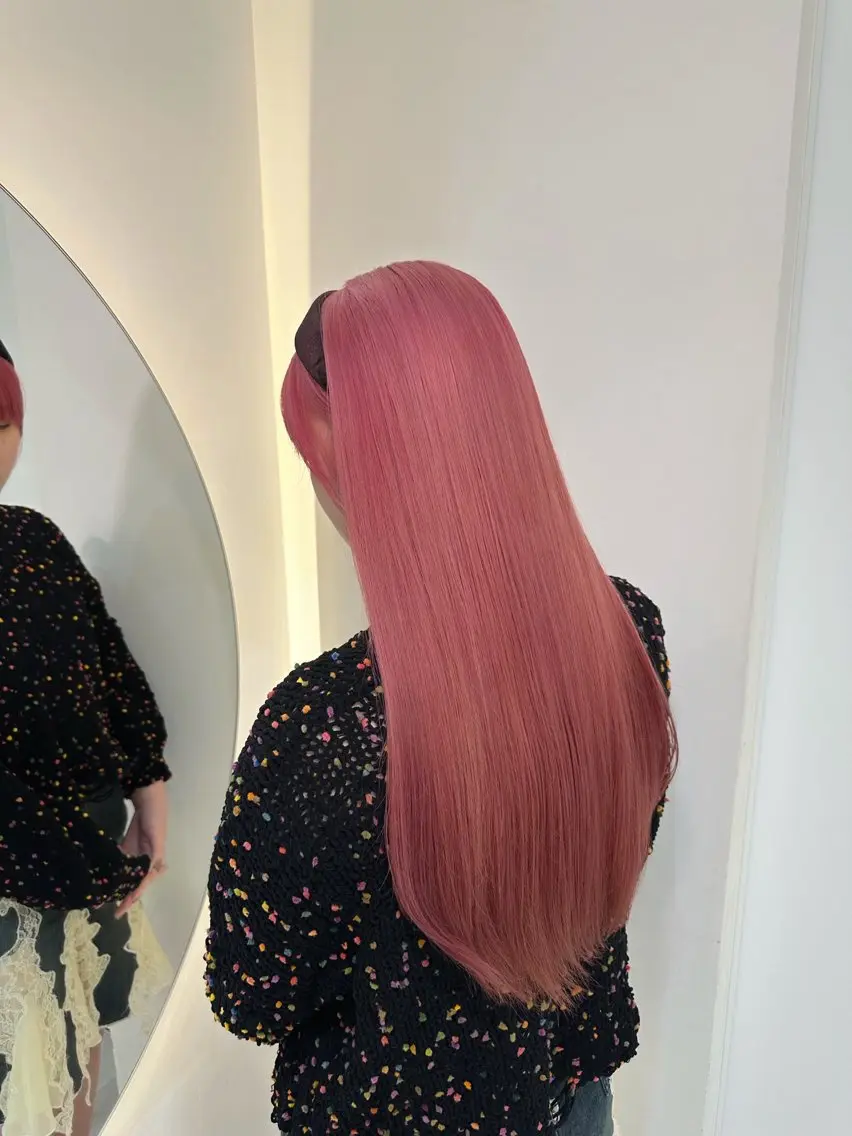 ロング カラー ヘアアレンジ ママ美容師 YUIのヘアスタイル