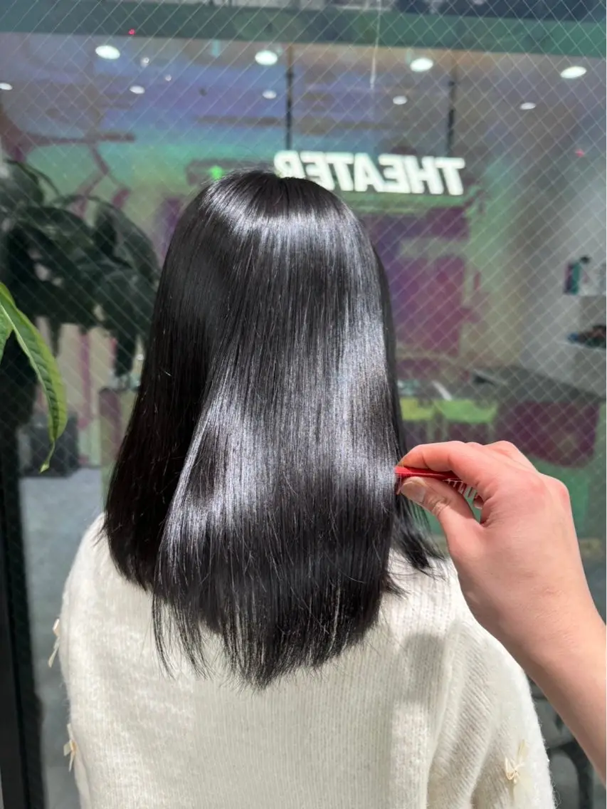 セミロング カラー 【韓国風艶髪】 金山　律🐈‍⬛のヘアスタイル