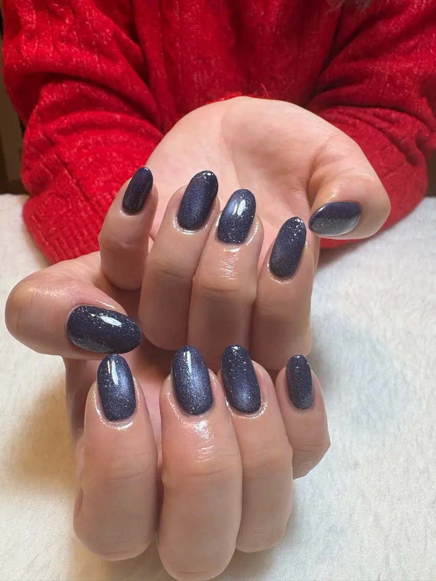 ネイル ブルー Atún nail (ｱﾄｩﾝﾈｲﾙ)のネイルデザイン