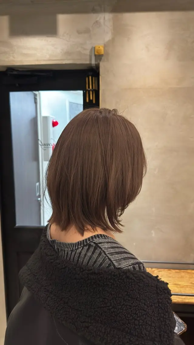 ショート レイヤーカット ウルフカット ウルフレイヤー カット ヘアカラー トリートメント ボブ/レイヤー/パー マ/立川/KOKIのヘアスタイル