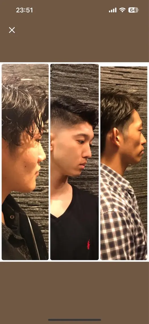 メンズ 堀 真人のヘアスタイル