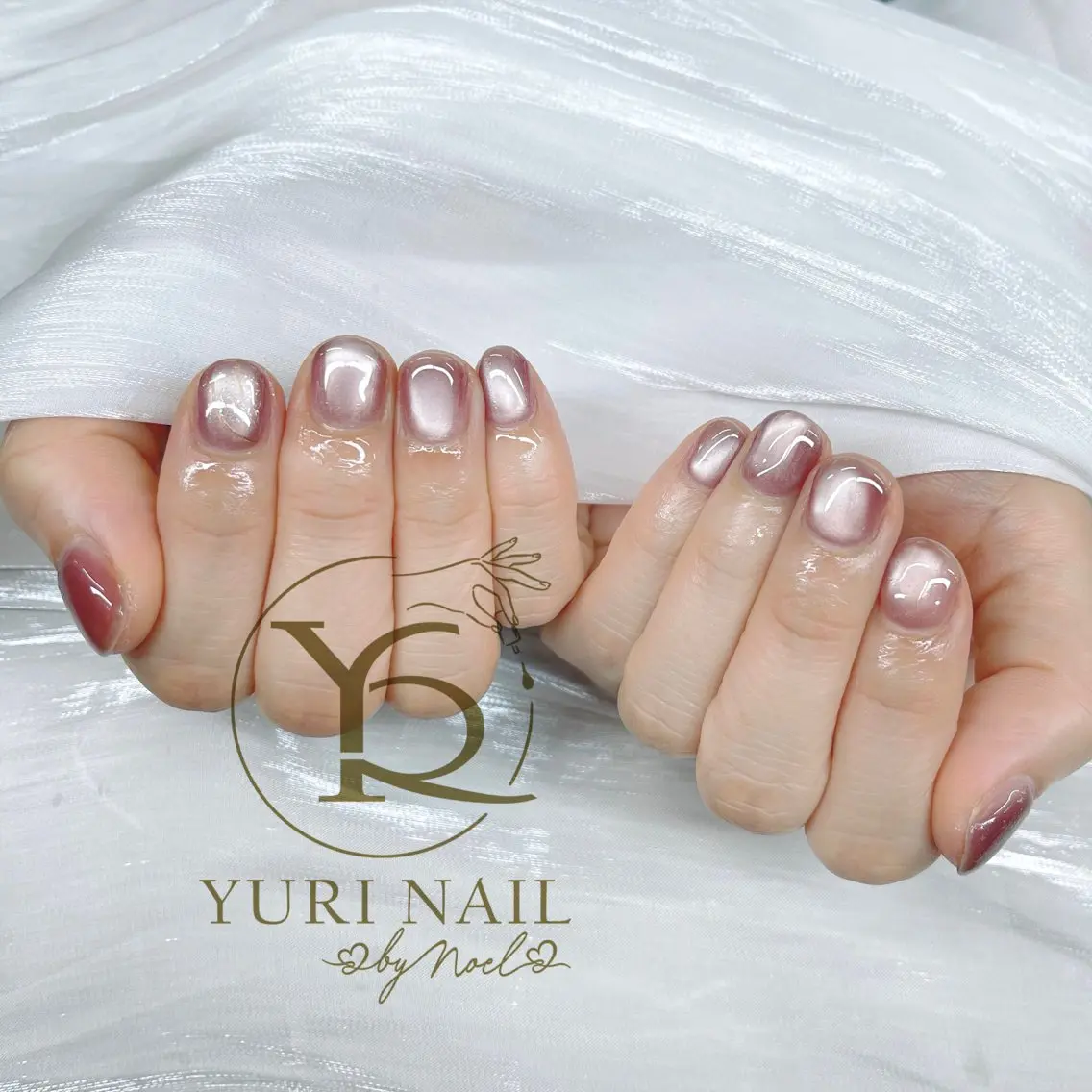 ネイル チークネイル フットネイル フレンチネイル グラデーション キラキラネイル ハンドネイル フットネイル ハンドケア YURI Nail Funabashiのネイルデザイン
