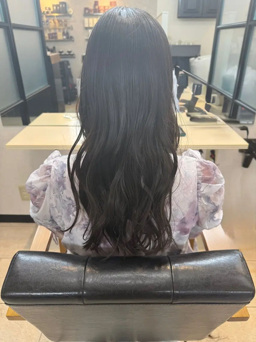 ロング カット ヘアカラー トリートメント 🆕似合わせデザイン カット/髪質改善✨のヘアスタイル