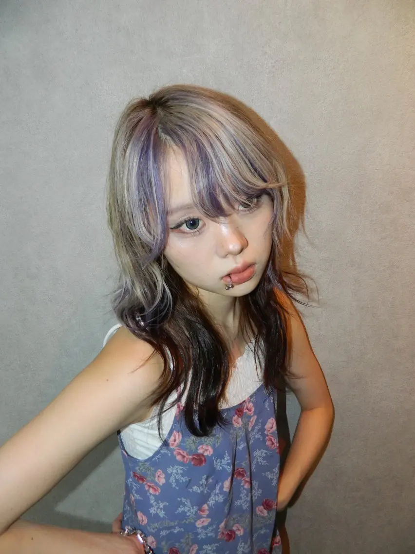 《迷ったらこれ‼️✨》ダブルカラー+保湿トリートメント💜🫶【ブリーチ込み】!!の写真