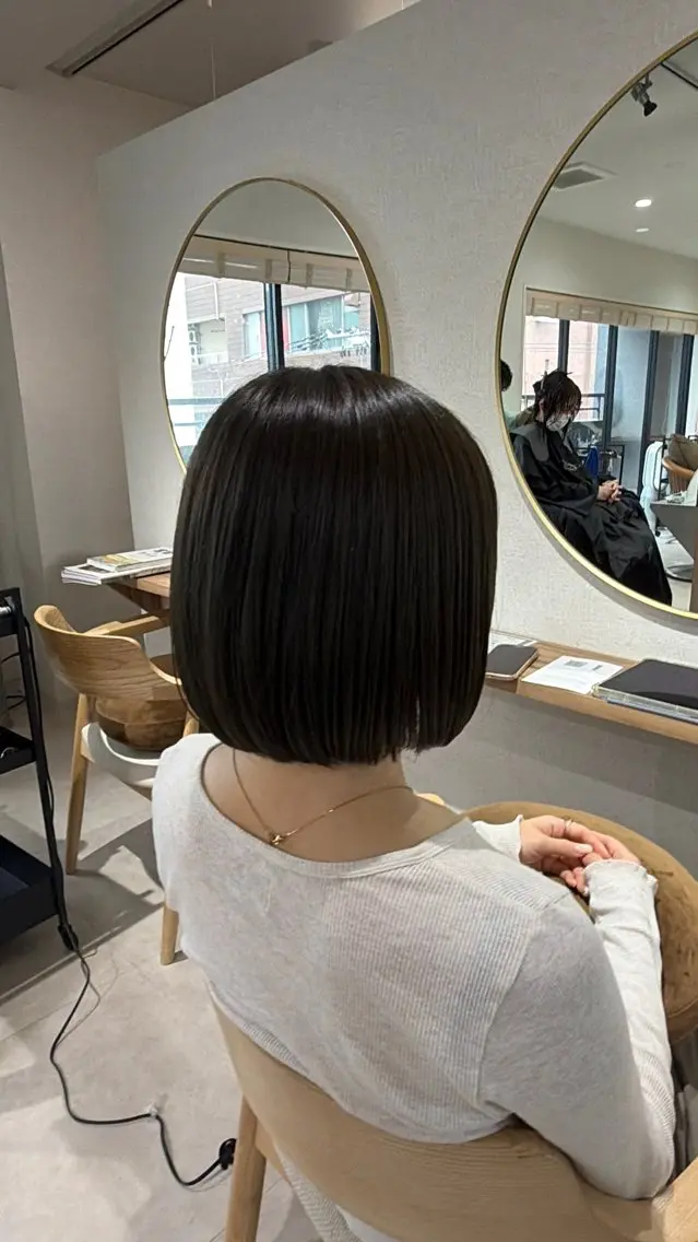 ミディアム 🌟0円カットモデル 募集中🌟田中怜菜のヘアスタイル