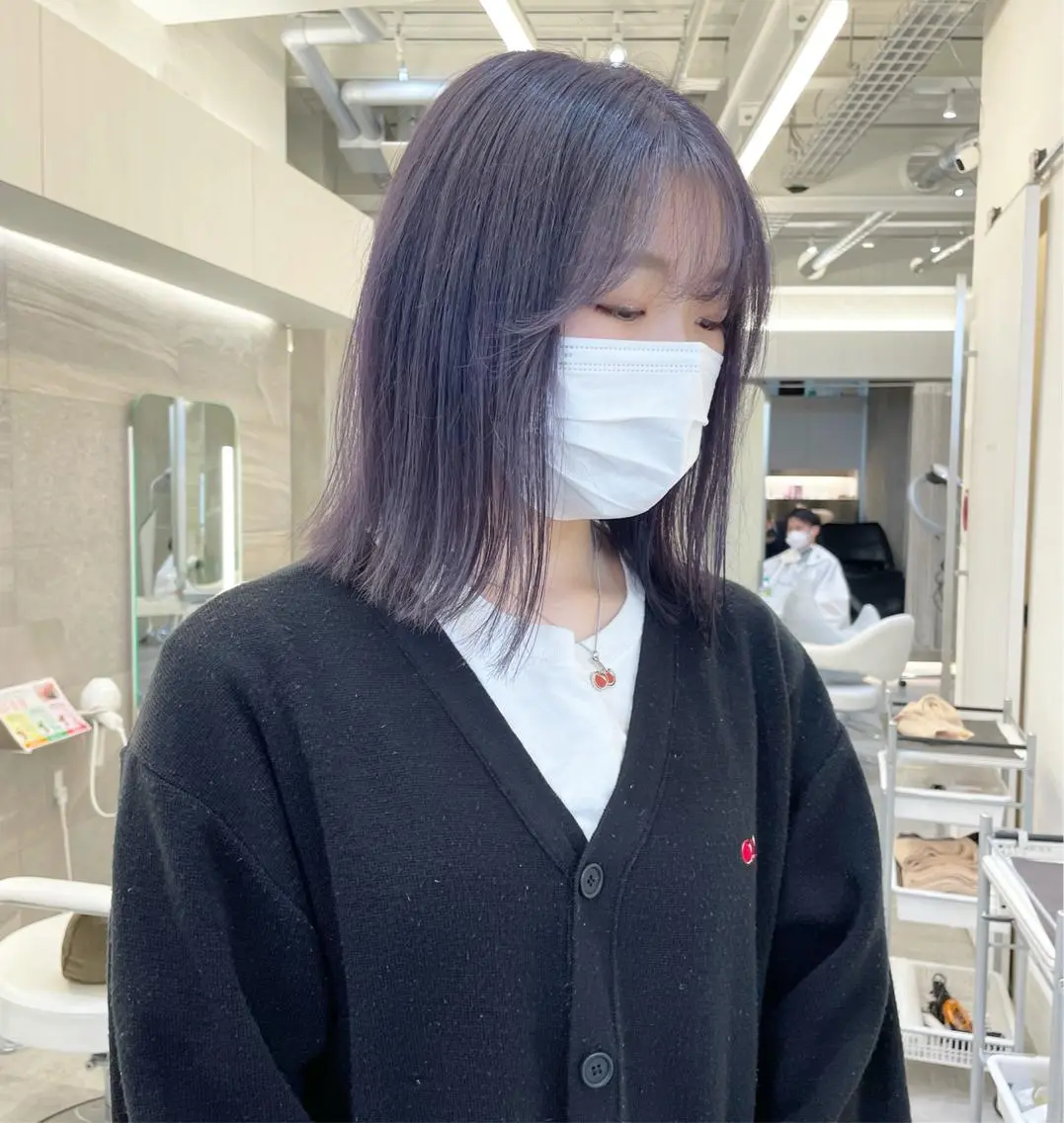 セミロング カラー ヘアアレンジ カット ヘアカラー トリートメント ヘアセット 🍃柔らか透け髪 /表参道/瑞希🍃のヘアスタイル