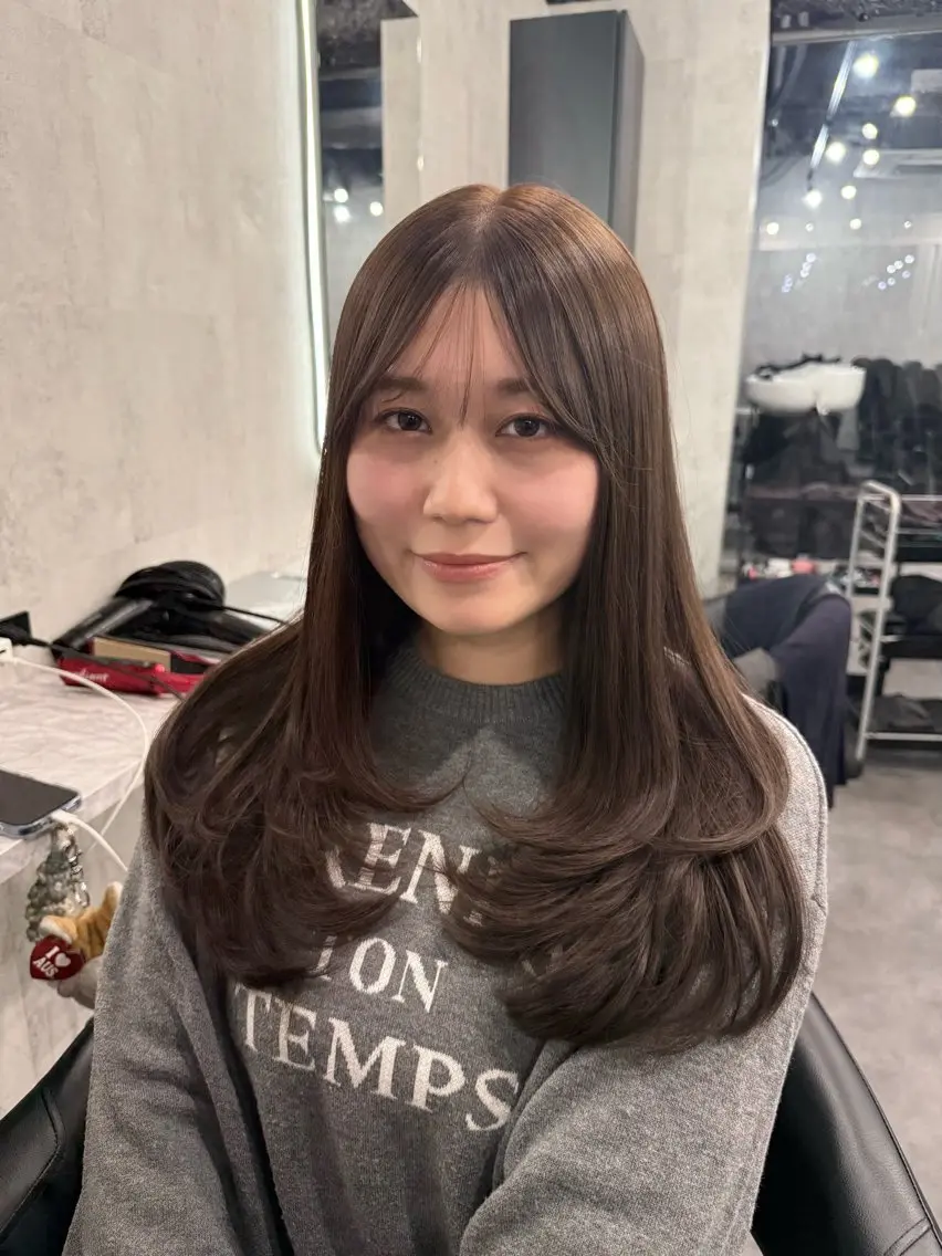 ミディアム 💖艶髪/韓国ヘア 💖asukaのヘアスタイル