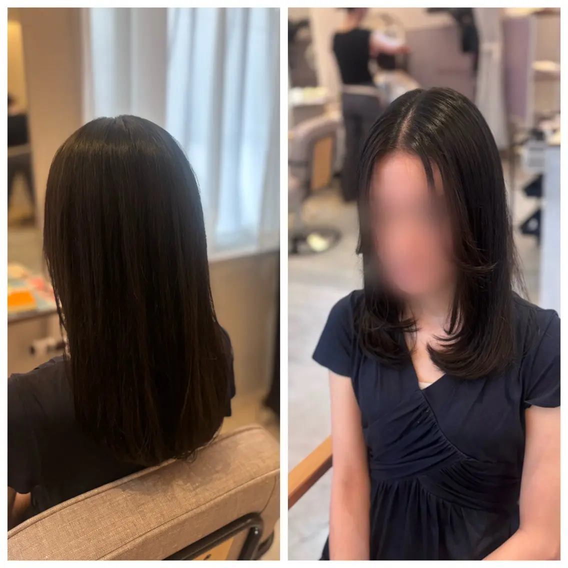 ミディアム 真鍋 月音のヘアスタイル