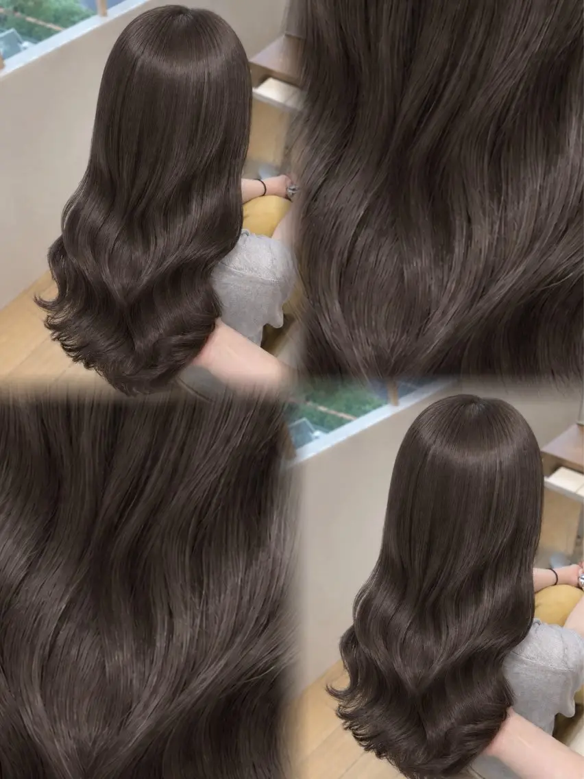ロング カラー ブラウンカラー 透明感カラー ヘアカラー トリートメント 表参道/アレンジ💐 /艶カラー/kahoのヘアスタイル