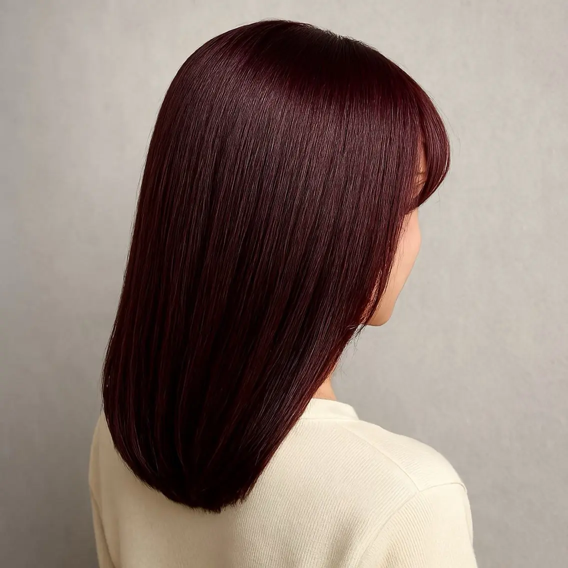 セミロング カラー ブリーチ カシス カット ヘアカラー トリートメント ✨terra✨佐伯 晋吾のヘアスタイル