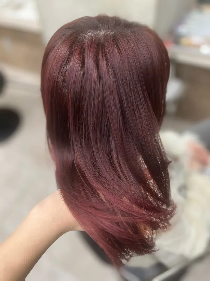 ミディアム カラー カット ヘアカラー トリートメント 多系統似合わせ/ tsuburaのヘアスタイル