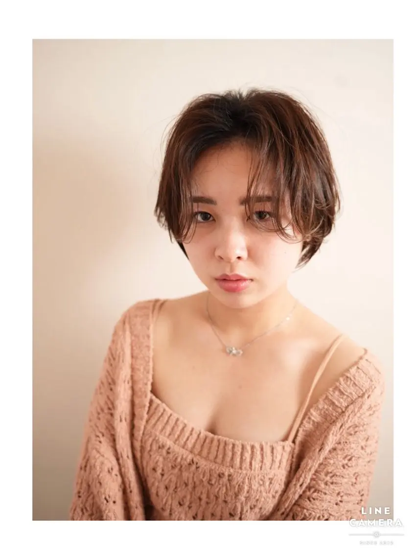 ショート ショートボブ ボブ ショートヘア カット 金沢 広美のヘアスタイル