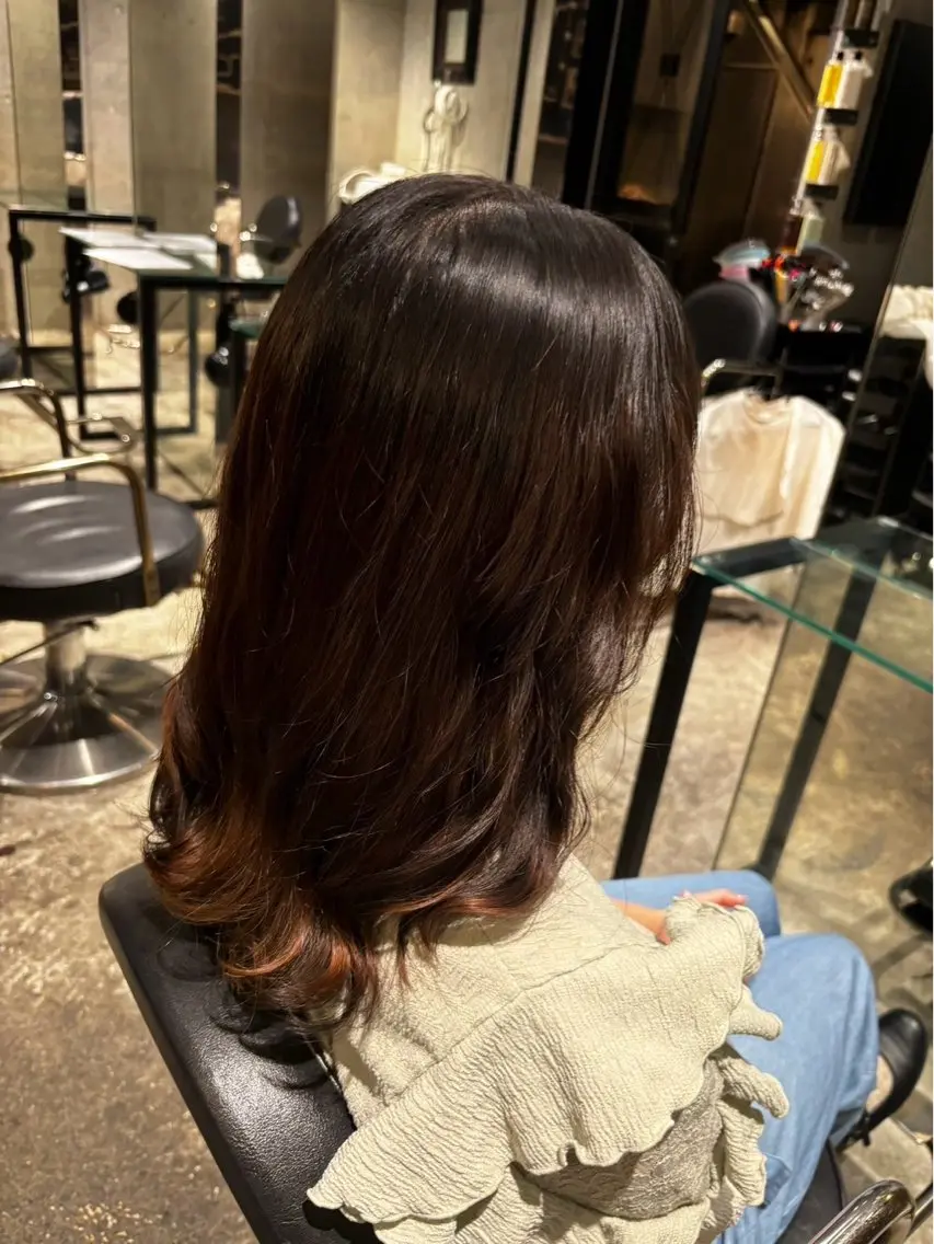 ロング パーマ ［レディースカット /ショート］はるのりのヘアスタイル