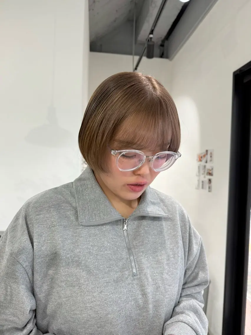 ショート ヘアカラー ショートヘアとカラー の専門家/もりしーのヘアスタイル