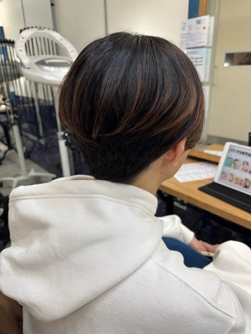 メンズ カット 🍒透明感カラー/ 艶カラー/さくら🍒のヘアスタイル