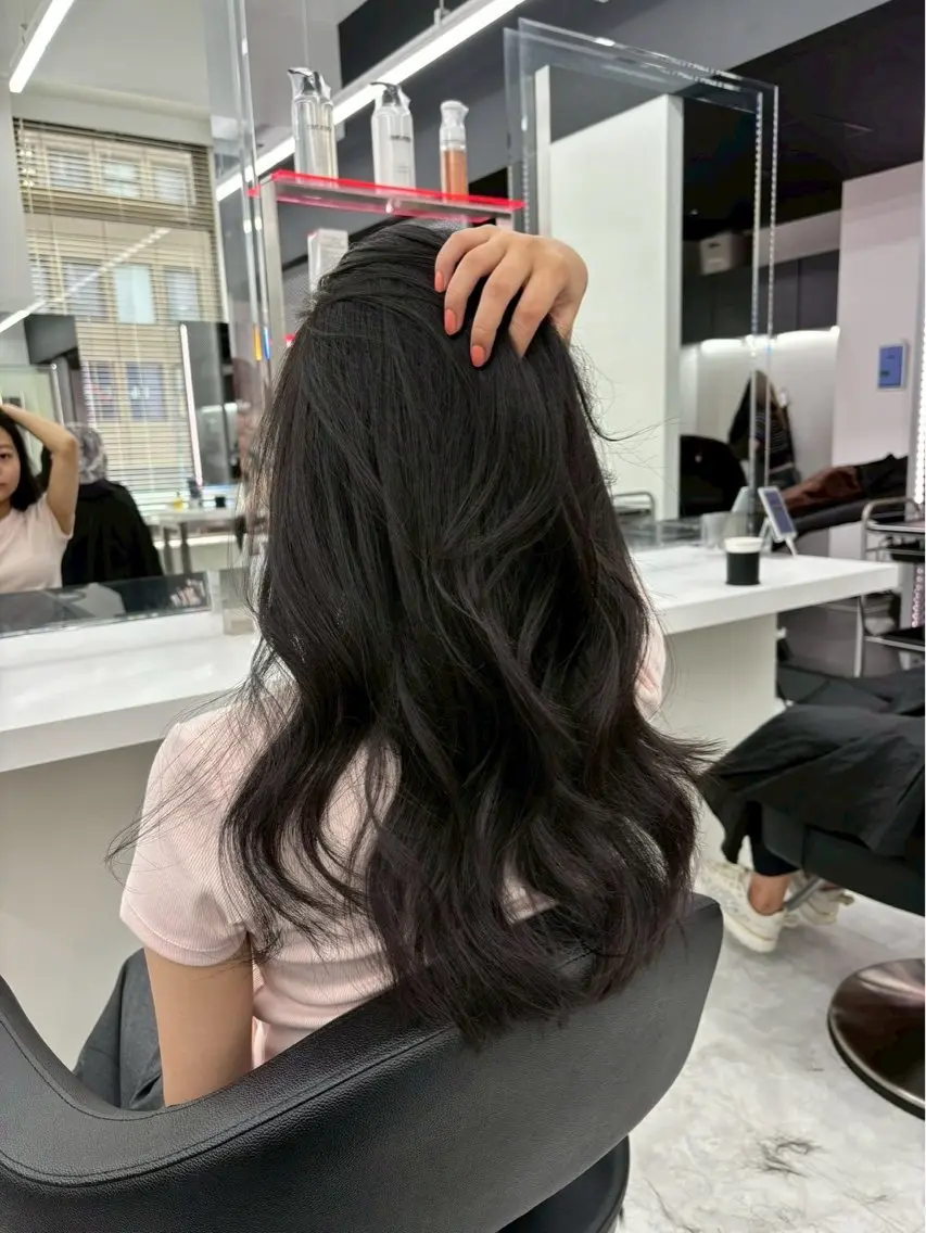 ロング カラー 透明感カラー トリートメント 🤍透明感推しカラー 🤍yui‪💞✨のヘアスタイル