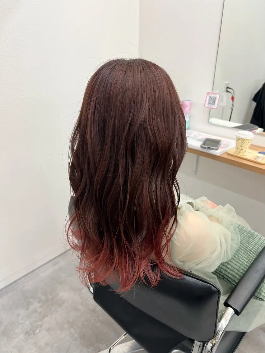 ロング カラー グラデーションカラー カット ヘアカラー トリートメント ✨NOMAD印西✨ 黒川勇輝のヘアスタイル