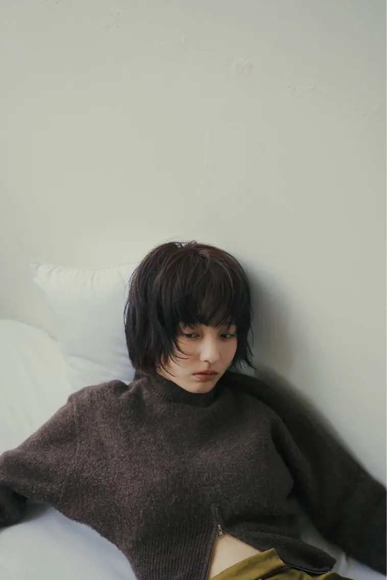 ショート カット 髪質改善/艶カラー /透明感/石田桃子のヘアスタイル