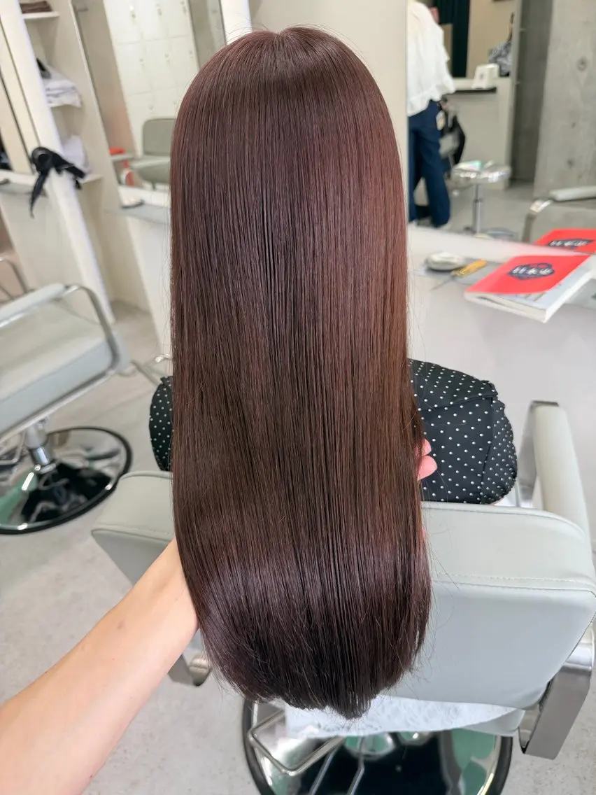ロング ヘアカラー トリートメント 韓国ヘア特化 TAKESHIのヘアスタイル
