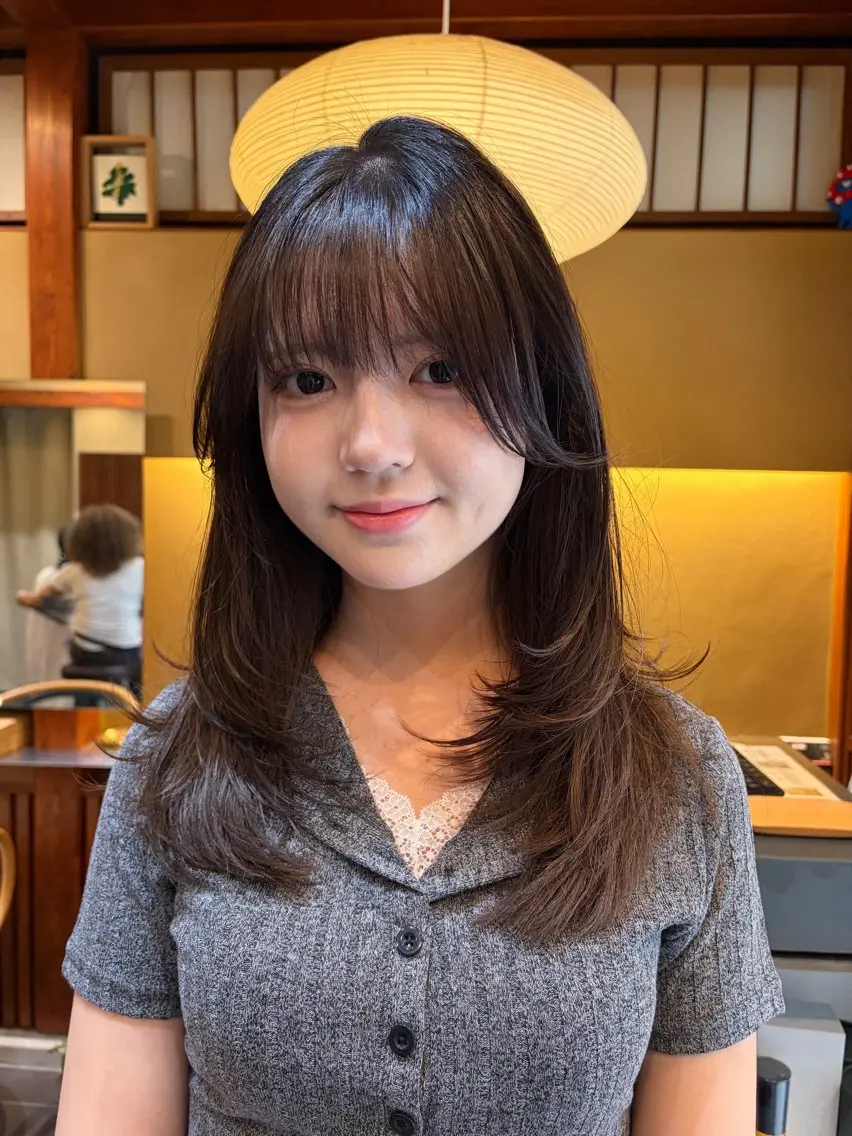 セミロング ゆるふわガーリーst yle🩰yuukaのヘアスタイル