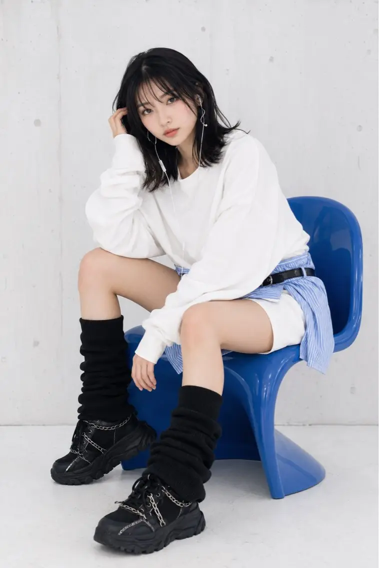 ミディアム ヘアカラー 石沢 知康のヘアスタイル