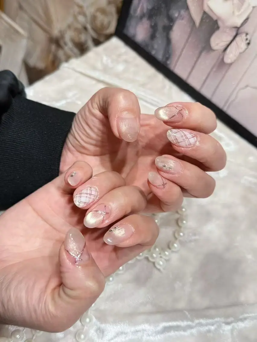 ネイル アートネイル フットネイル ジェルネイル ハート マグネットネイル Babarla Nailのネイルデザイン